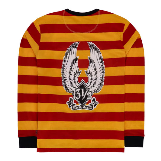 13 1/2 Ride like the wind long sleeve yellow/red