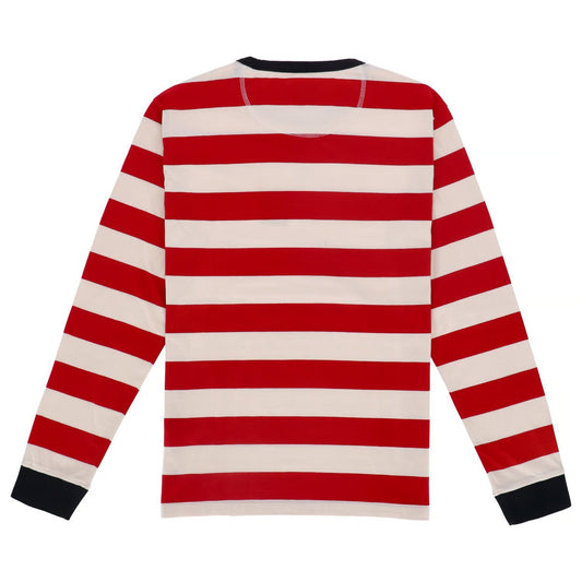 13 1/2 TSR long sleeve red/white