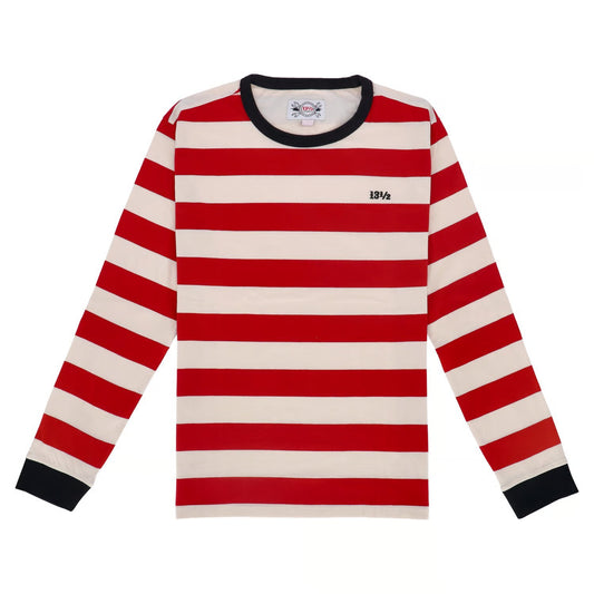 13 1/2 TSR long sleeve red/white