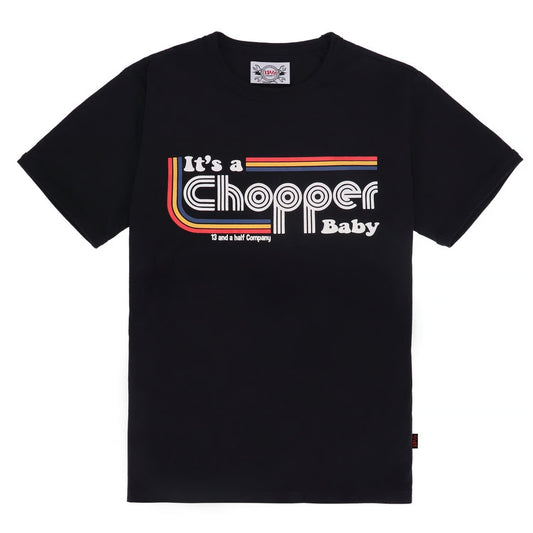 13 1/2 It's a chopper baby t-shirt black