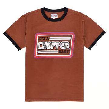13 1/2 It's a chopper baby t-shirt brown