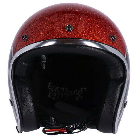 13 and a half Scull Bucket Helmet flake Amber