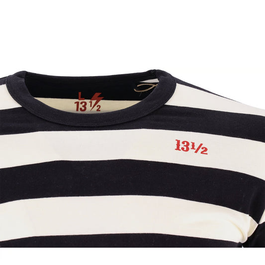 13 1/2 Behind Bars long sleeve white/black