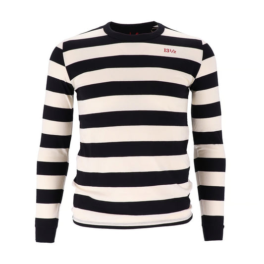 13 1/2 Behind Bars long sleeve white/black