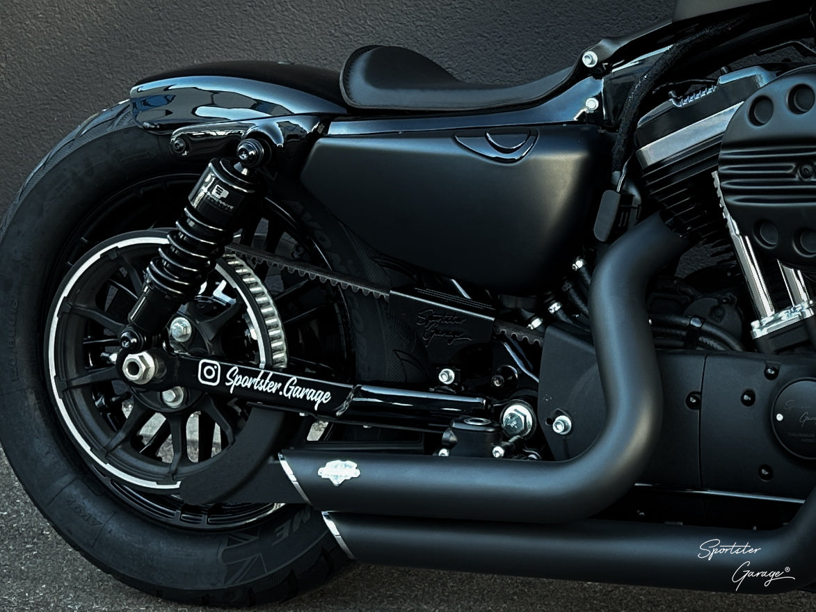 BELT GUARD - Short 2.0 Sportster Garage BELT GUARD - Short 2.0 Sportster Garage