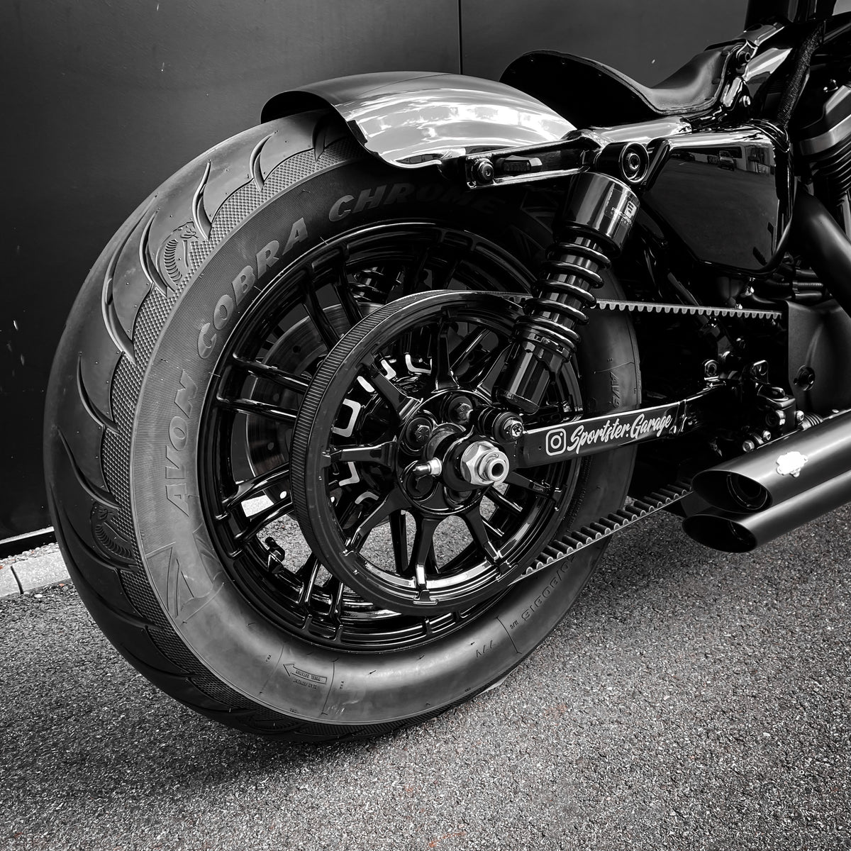Negro Guardabarros Trasero Guardabarros Para Harley Sportster Solo Cafe Negro Guardabarros Trasero Guardabarros Para Harley Sportster Solo Cafe