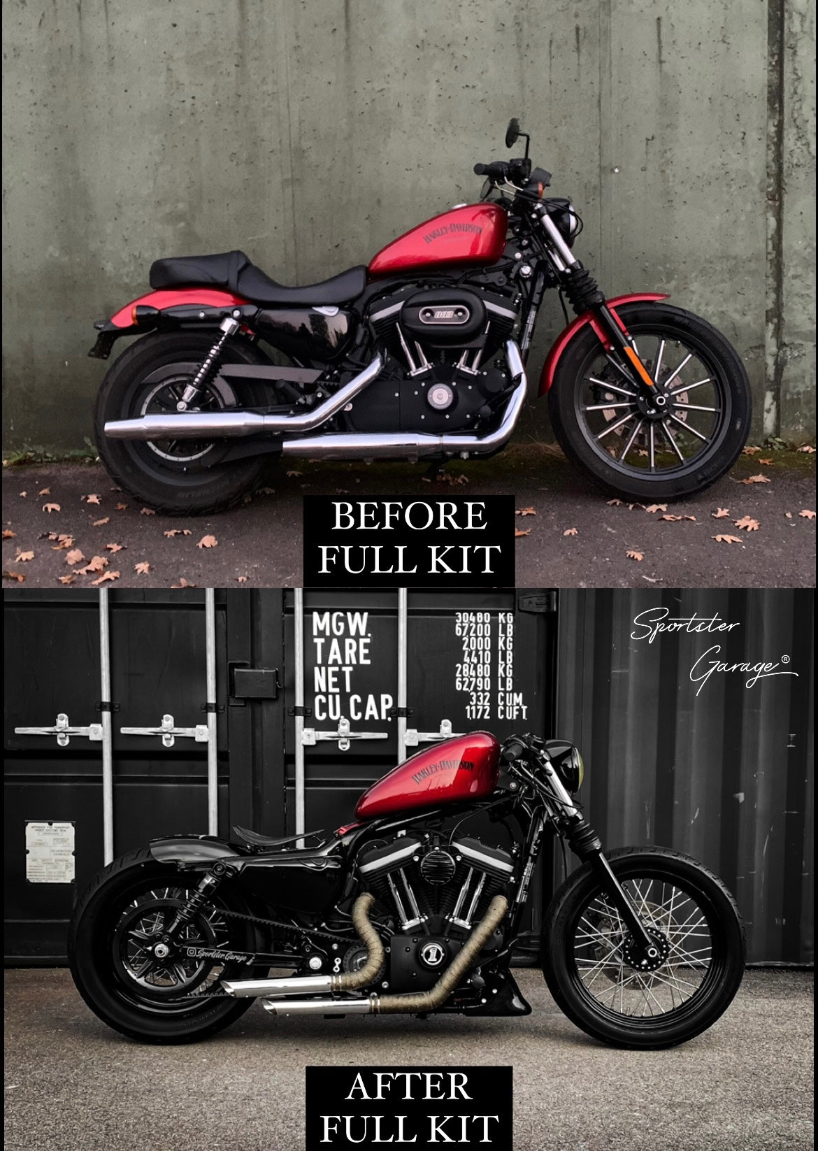 Bobber discount 883 sportster